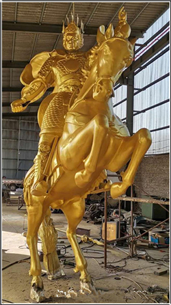 景觀銅馬擺件、