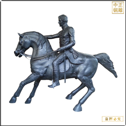 廠(chǎng)家制作動(dòng)物銅馬景觀(guān)雕塑