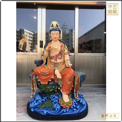 銅觀(guān)音菩薩彩繪佛像